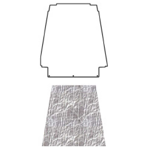Hood Insulation Pad Heat Shield for MG Midget 75-80 | AcoustiShield & ABS Materials | Reduce Noise & Heat - Easy Install