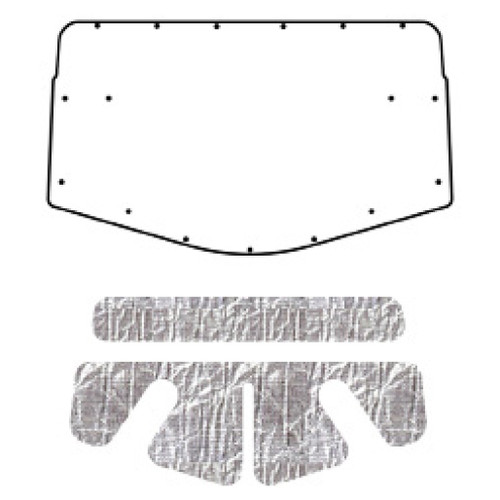 Premium Hood Insulation Pad Heat Shield for Chrysler Cordoba - Ultimate Sound & Heat Insulation, ABS Material, Easy Install