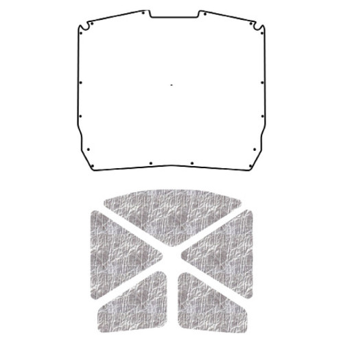 Premium Hood Insulation Pad Heat Shield for Chevrolet Corvair - Ultimate Sound & Heat Insulation, Easy Installation Kit