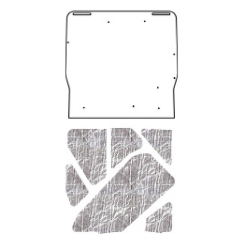 Premium Hood Insulation Pad Heat Shield for Pontiac F-Body - Ultimate Sound & Heat Insulation, ABS Material, Easy Install