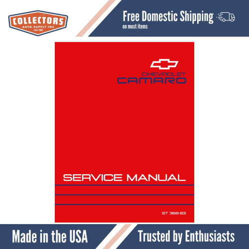 Service Manual for 1993 Chevrolet Camaro