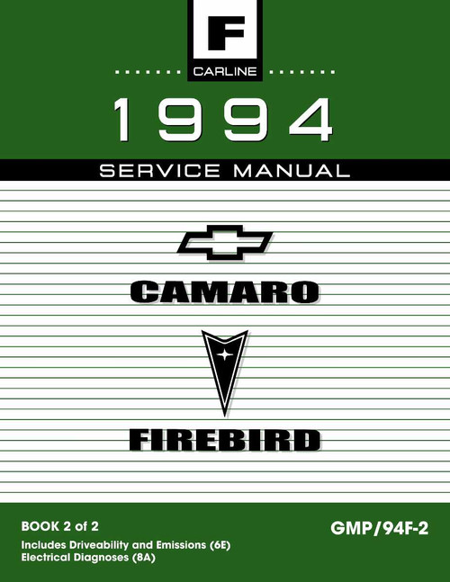 Service Manual for 1994 Camaro Firebird 2 Vol Set