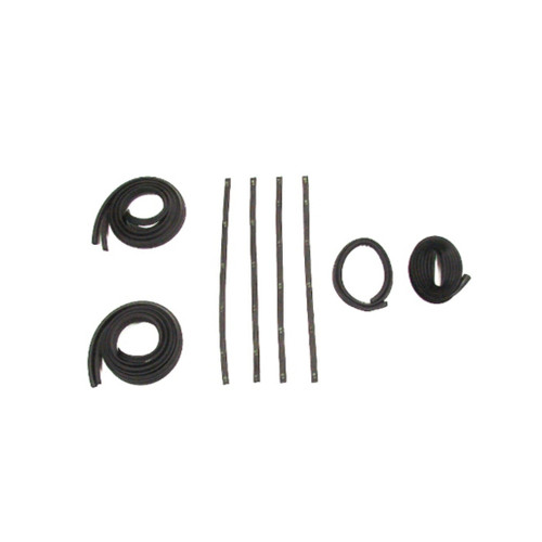 Door Seal Window Sweeps Channel Kit for 1961-1971 Dodge, Left and Right 10-Piece Set, High Quality Weatherstrip Seal Kit
