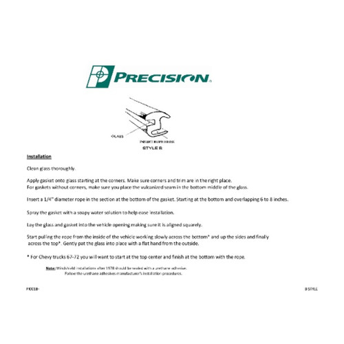 Windshield Weatherstrip Seal w/Trim Groove|Steel Trim for 1984-91 Isuzu Trooper