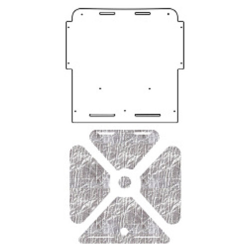 Premium Hood Insulation Pad Heat Shield for 1970-1972 Chevy A-Body - Ultimate Sound & Heat Insulation, ABS Material