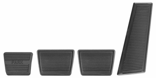 Pedal Pad Kits for 1970 Pontiac Grand Prix, GTO, LeMans Tempest 4 Speed Complete