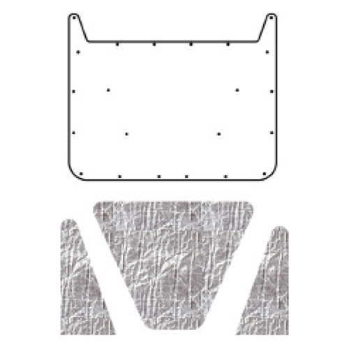 Premium Hood Insulation Pad Heat Shield for Dodge Dart 1962-1964 | AcoustiShield & ABS Materials | Reduce Engine Noise & Heat