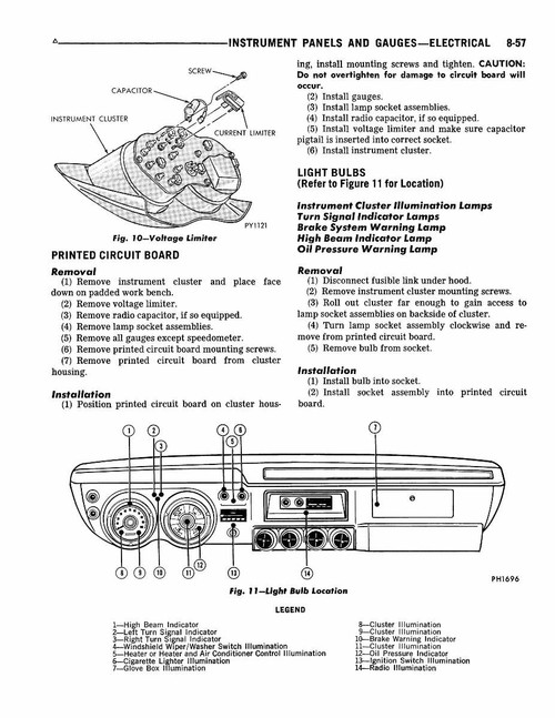 Service Manual for 1974 Plymouth Voyager Van