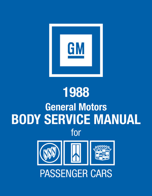 Body Shop Manual for 1988 Fisher