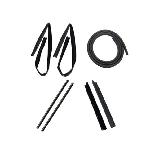 Door Seal Window Sweeps Channel Kit for 1987-1996 Dodge Dakota, Left and Right, High Quality US-made Product