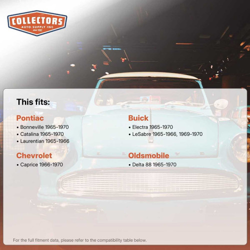 Sound Deadener Trunk Insulation Kit for 1965-1970 Buick Electra 625654