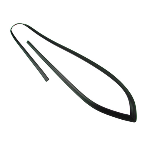 Windshield Weatherstrip Molding for 2012-2017 Kia Rio Sedan USM F3508, black rubber molding for windshield replacement.