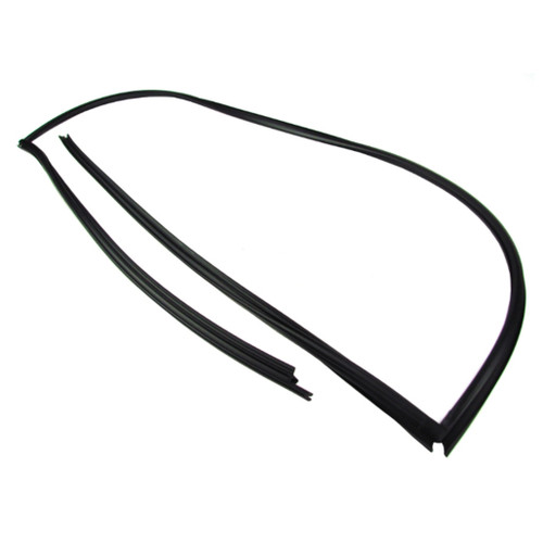 Windshield Molding Trim for 2002-07 Nissan X-Trail Sport Utility 4-Door, Black Rubber Weatherstrip Molding, Made in USA
