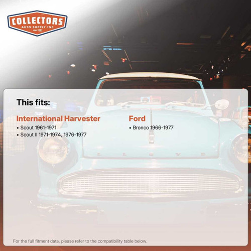 Sound Deadener Trunk/Cargo Insulation Kit for 1961-1977 International