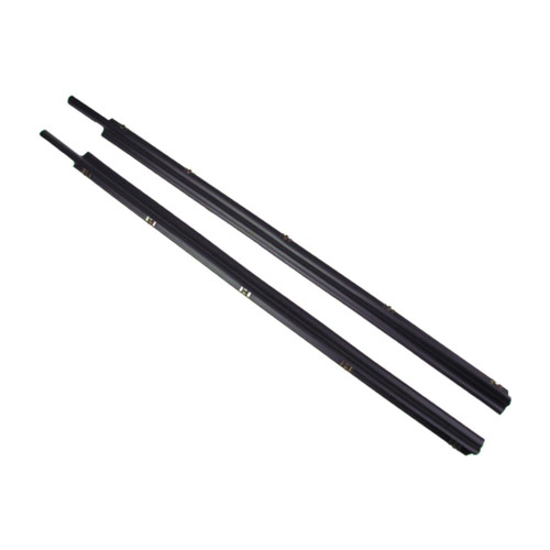 Window Sweeps Felt Kit for 97-06 Jeep Wrangler 2DR, Outer Left & Right Pair, Belt Line Weatherstrip, High Quality, USA Made