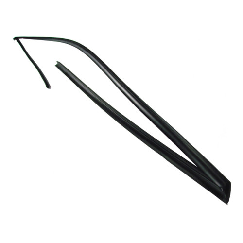 Windshield Molding Trim for 1996-2014 Chevrolet/GMC Van 2-Dr, Rigid Metal Core, Black, Easy Installation, Lifetime Warranty.