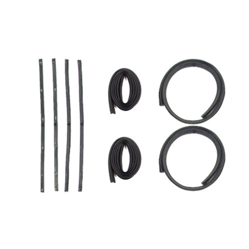 1961-1971 Dodge Pickup Window Sweeps Felt Kit Front Left & Right Hand 8pc for Classic Cars - Belt Line Weatherstrip
