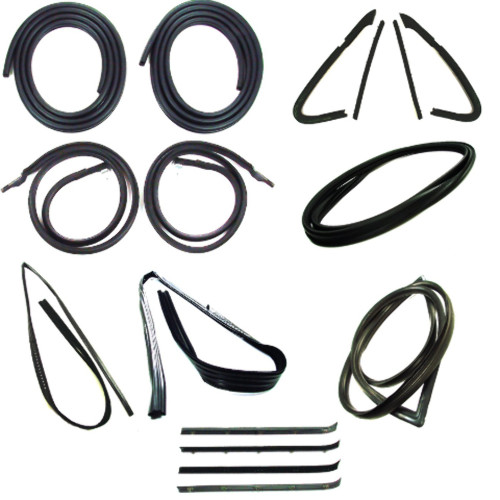 Door Seal Window Sweeps Channel Kit for 1981-85 GM Precision - Protect Your Ride from the Elements with Quality Weatherstrip