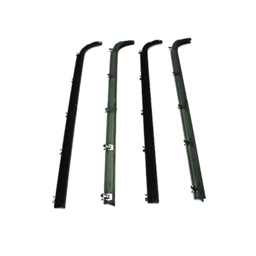 Window Sweeps Felt Kit for 1983-1990 Ford XLT Front Left & Right Hand 4-Piece Weatherstrip Kit - Vintage Car Parts