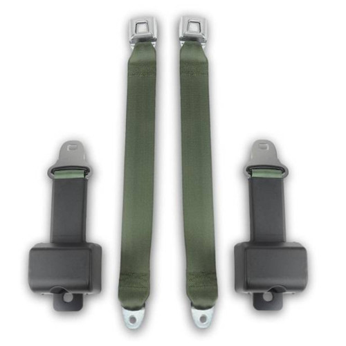 Seat Belt for Ford F100,150,250 Std Cab Driver Passenger 2pt Retractable Bench