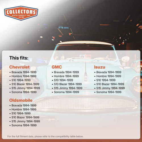 Windshield Weatherstrip Molding 1pc for 1994-2005 Chevrolet/GMC Isuzu Oldsmobile