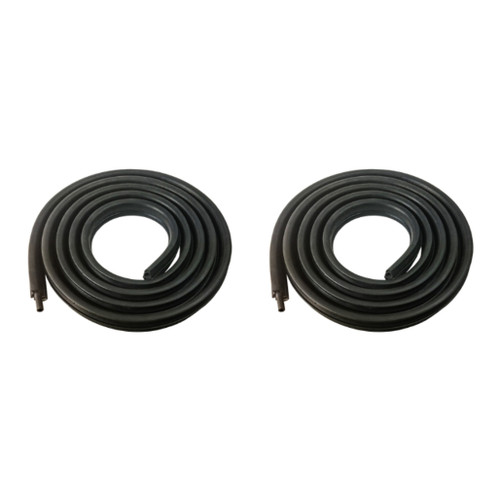 Weatherstrip Seal for Rear Doors of 2003-09 Hummer H2, Left & Right, 2-Piece Set, EPDM Rubber, Easy Installation
