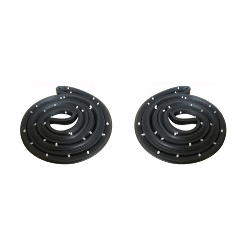 Weatherstrip Seal for 1961-1964 GM 4Dr Sedan, Left & Right Hand 2pc, EPDM Rubber, Easy Installation, Quieter Ride