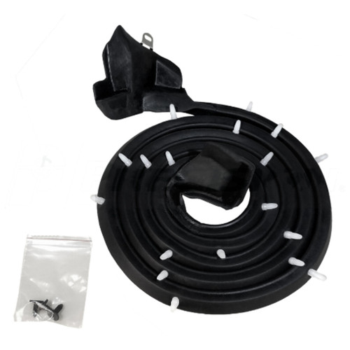 Weatherstrip Seal for 1967-1968 Chevrolet/Pontiac 4-Door, Left Hand, EPDM Rubber, Easy Installation, Quieter Ride