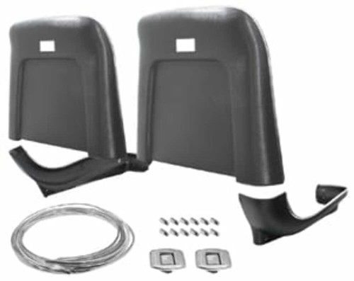 Seatback & Base Kit; Premium for 1969-1970 GM A-Body, Strato Bench Dark Blue