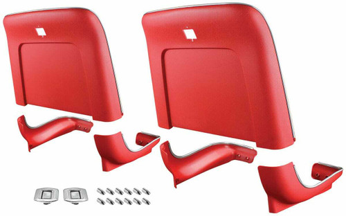 Seatback Kit for 1969-1970 GM A Body, Bucket, Kit Premium Med. Blue (MB)