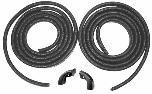 Door Jamb Windlace Kits for 1964-1965 Buick Chevrolet Pontiac A-Body Coupe Black