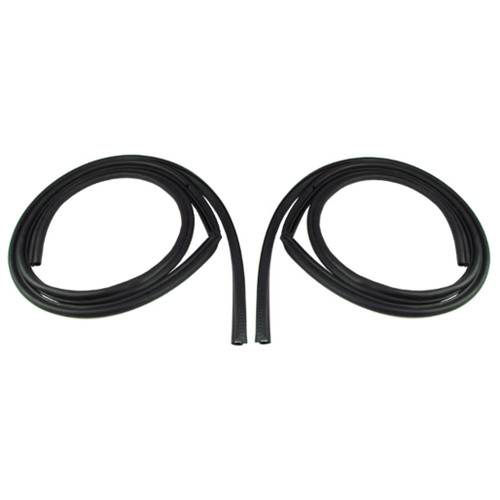 Weatherstrip Seal for Chevrolet/GMC, Push-On Style Left and Right Hand 2pc for 67-72 Models, EPDM Rubber, Easy Installation