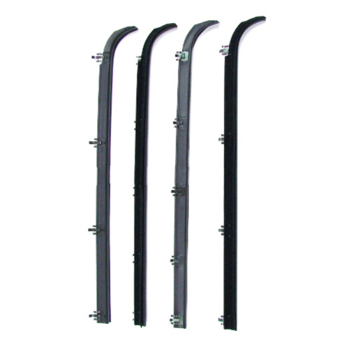 Window Sweeps Felt Kit Belt Line Weatherstrip for 1987-96 Ford F-Series - Front Left & Right Hand 4pc. Videos Available