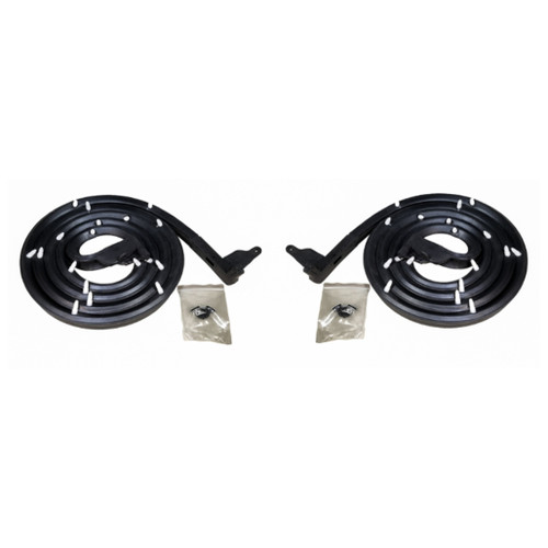 Weatherstrip Seal Kit for 1963-1964 GM Hardtop, Left & Right Hand 2pc, EPDM Rubber, Easy Installation, Quieter Ride