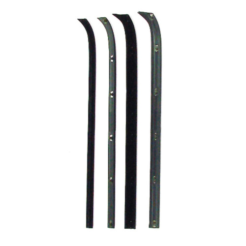 Window Sweeps Felt Kit for 1973-1979 Ford F-Series, Left & Right Hand 4-Pcs Set - High Quality Weatherstrip Seal Replacement
