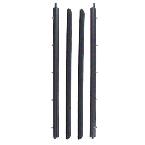 Window Sweeps Felt Kit Belt Line Weatherstrip for 82-94 Chevy/GMC Inner/Outer Left Right Hand - 4pc Set