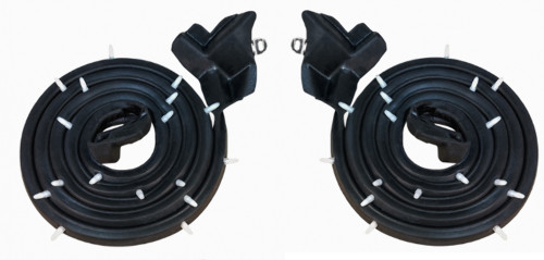 Weatherstrip Seal Set for 1967-68 Chevy/Pontiac, Left & Right Hand 2pc. EPDM Rubber, Easy Installation, Quieter Ride