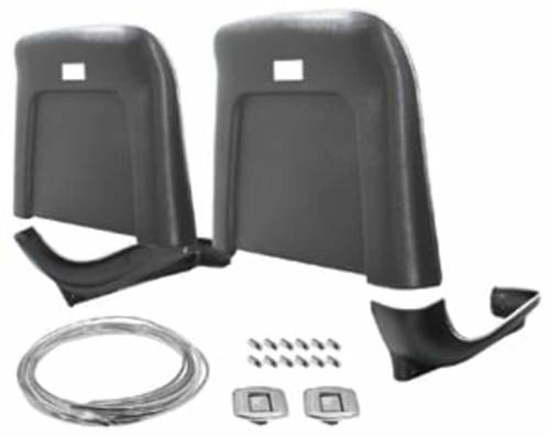 Seatback & Base Kit; Premium for 1969-1970 GM A-Body, Strato Bench Red