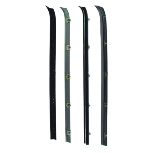 Window Sweeps Felt Kit Inner/Outer Left and Right Hand 4pc for Chevy/GMC 73-80 - High Quality Weatherstrip Seal