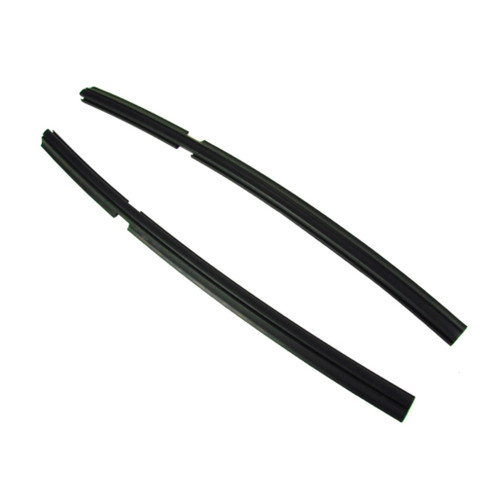 Window Sweeps Felt Kit Rear Inner Left & Right for Jeep Cherokee 4DR 84-96 - Pair - High Quality Ozone Resistant Materials