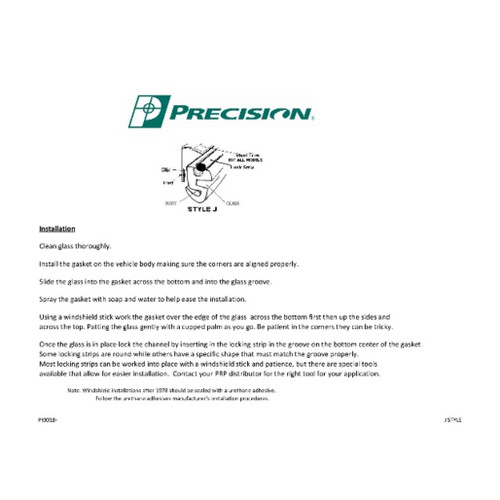 Window Windshield Seal Lockstrip Weatherstrip 1-Piece for 1977-1997 BMW