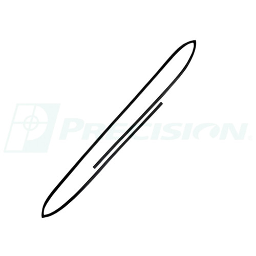 Windshield molding trim for 2017 Kia Sportage SUV, 3/4 PVC with tape, durable, easy to install, lifetime warranty.
