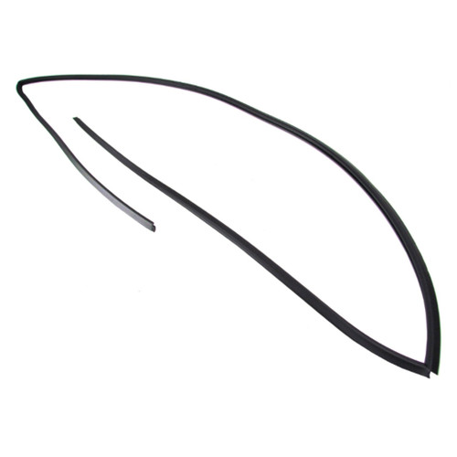 Windshield Molding for Mitsubishi Outlander Sport Utility 4-Door, Black Rubber Trim, Lifetime Warranty, Easy Install.
