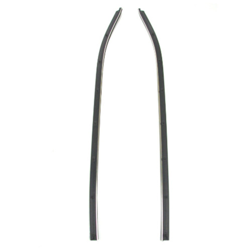 Window Sweeps Felt Kit for 69-82 Corvette Coupe, Front Outer Left & Right Hand, Belt Line Weatherstrip Kit
