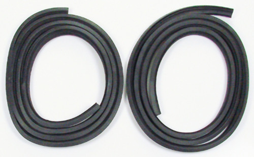 Weatherstrip Seal for Dodge/Plymouth, Left & Right Hand 2pc Set, Fits 1978-93 Models, EPDM Rubber, Easy Installation