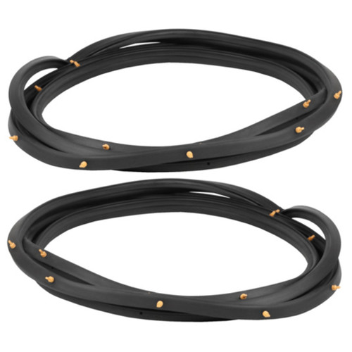 Weatherstrip Seal Kit for 1980-86 Nissan 720, Left & Right, 2 Piece Set, EPDM Rubber, Easy Installation