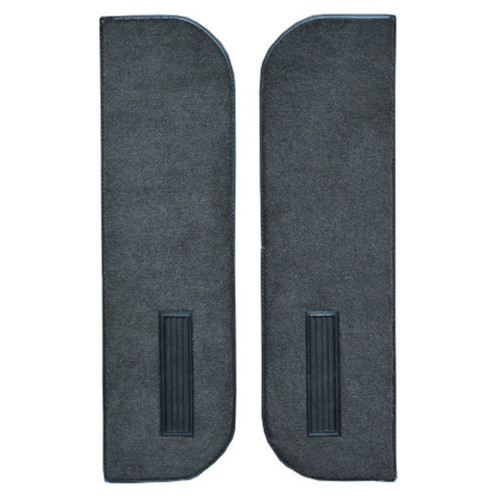 Carpet for Chevrolet K5 Blazer Door Panel Inserts on Cardboard w/Vents, Molded Style, US-made Automotive-Grade Material.