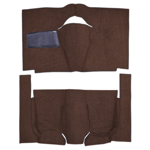 Carpet for Vintage Edsel Ranger 2DR Sedan - Black Loop Style, Made in USA, Easy Installation & Long-Lasting Quality.