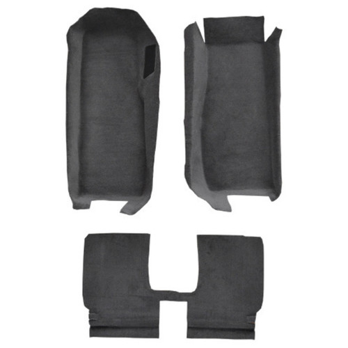 Carpet for Chevrolet Corvette Convertible Front Area Cutpile Molded Style Quality Replacement Automotive Flooring Kit.