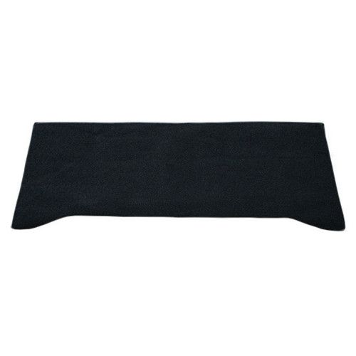 Carpet for 1966 GMC I1000 Rear Cab Wall Loop, Black Automotive-Grade Flooring Replacement Kit with Padding & Heel Pads